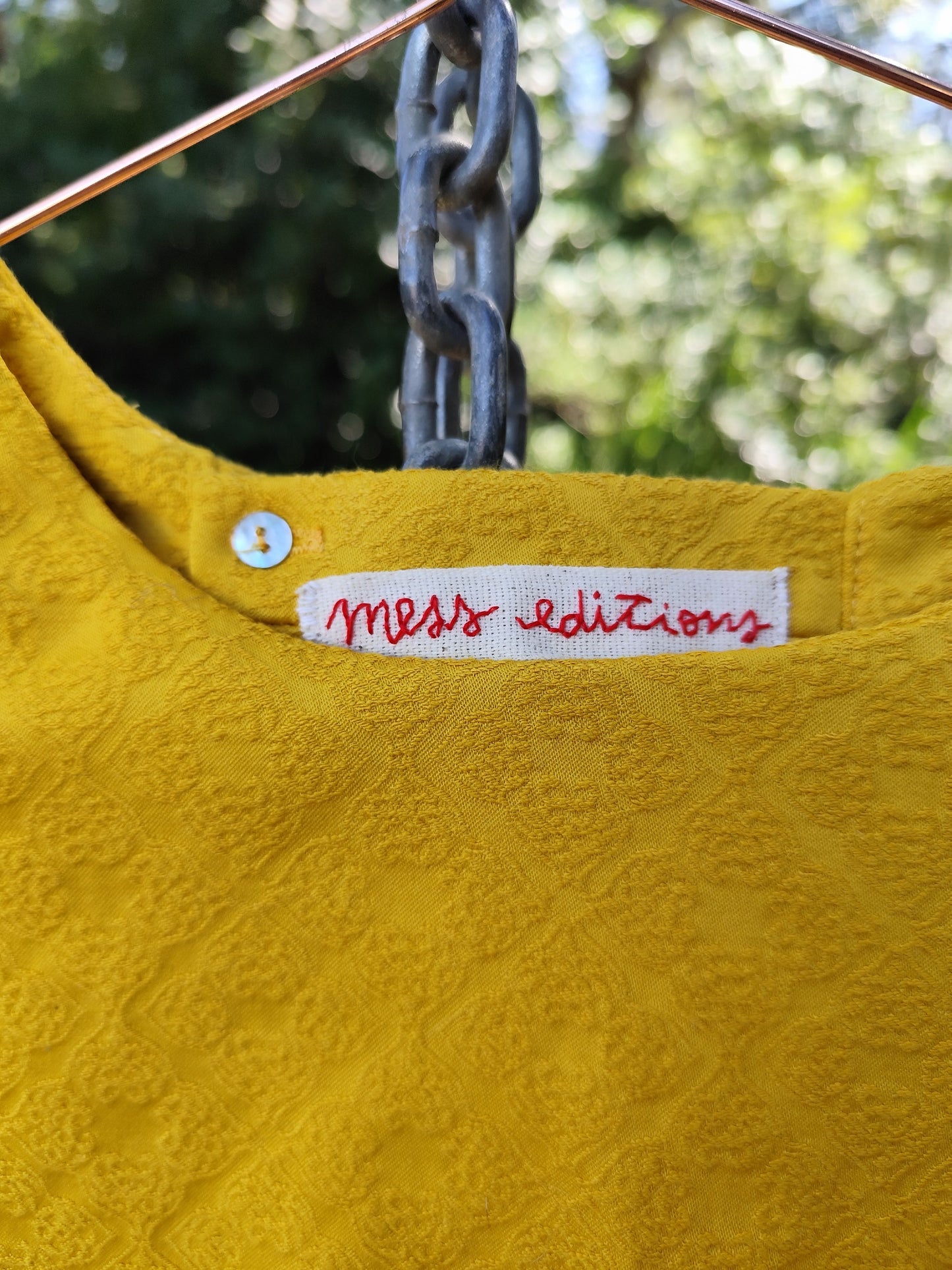Blusa bate-bate Coração - Bordado à mão