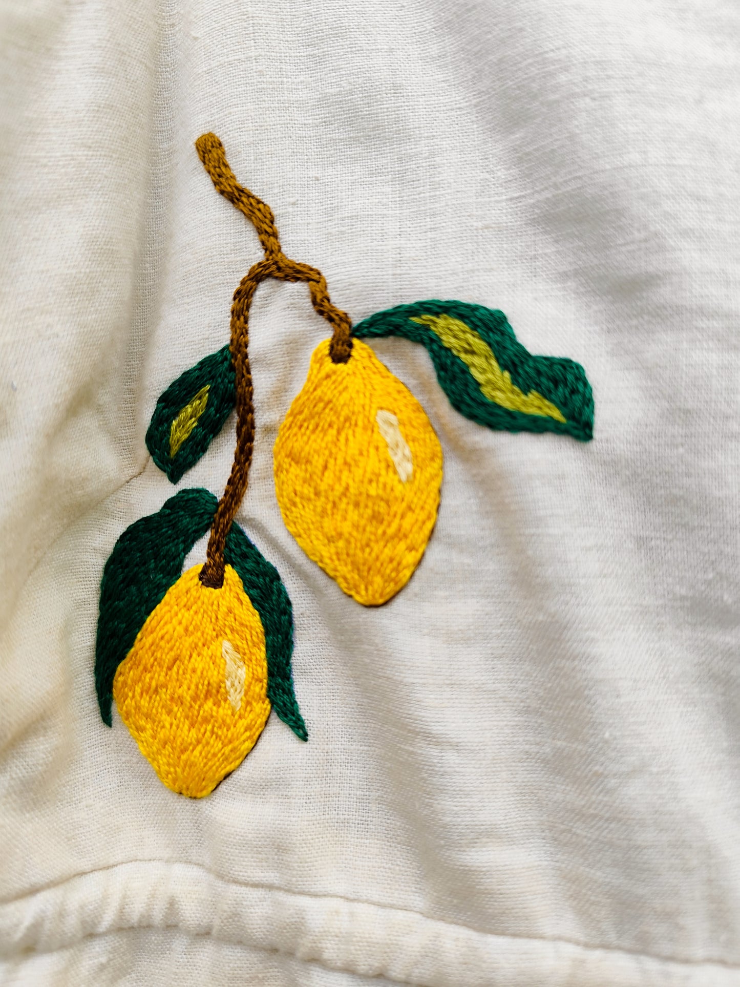Top Limoncello – Bordado à mão