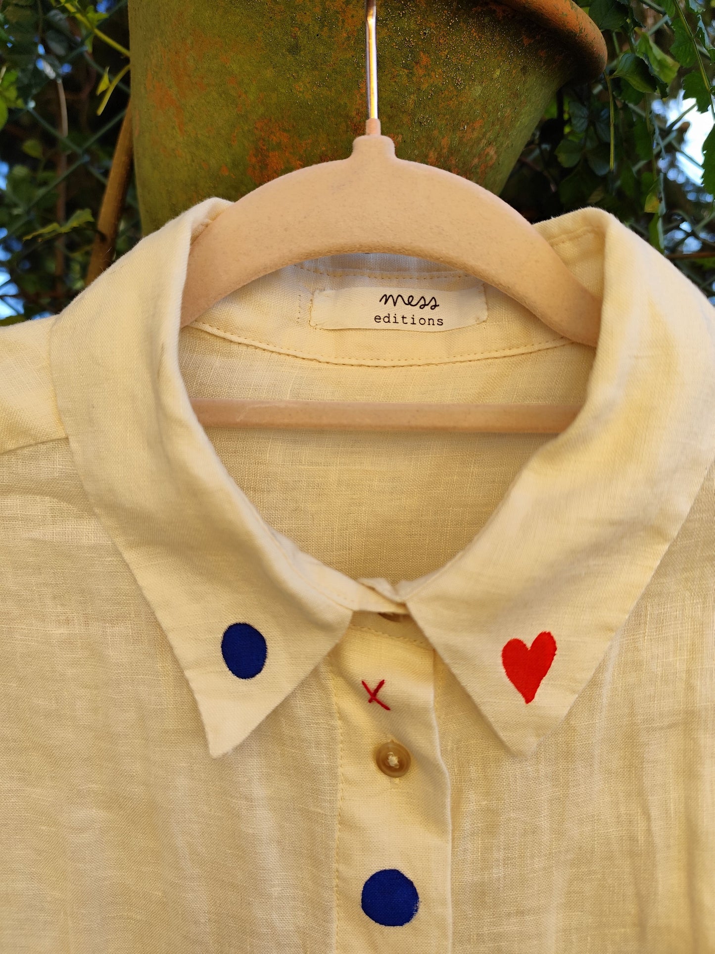 Camisa PoP fOLk - Bordado e Pintado à mão