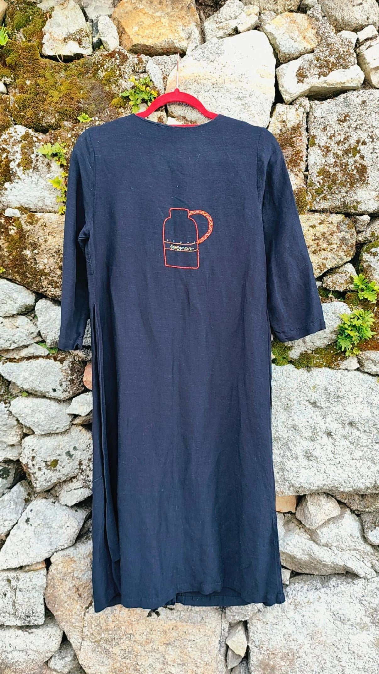 Vestido Lucinda - Bordado à mão