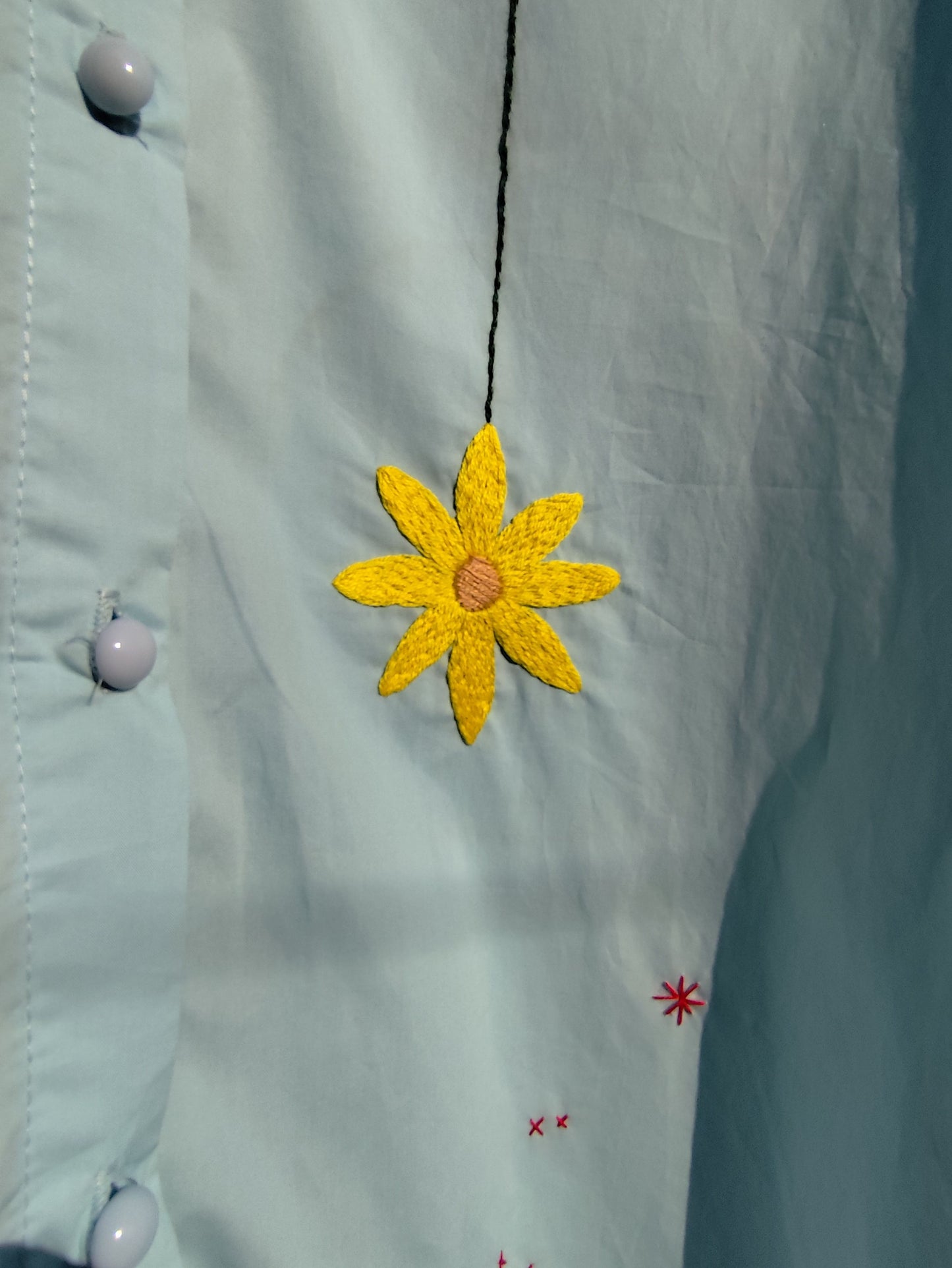 Vestido Margarida - Bordado à Mão