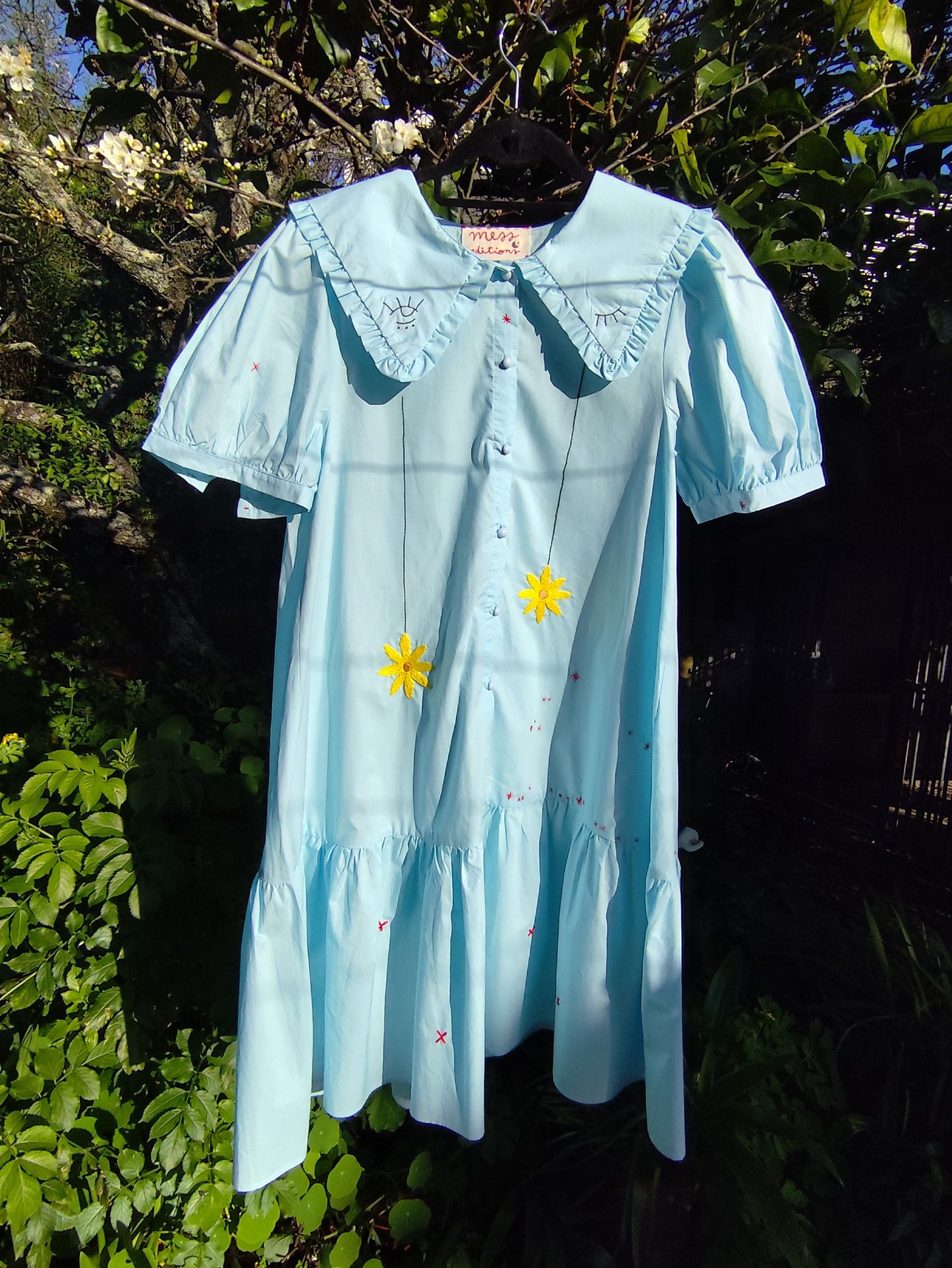Vestido Margarida - Bordado à Mão