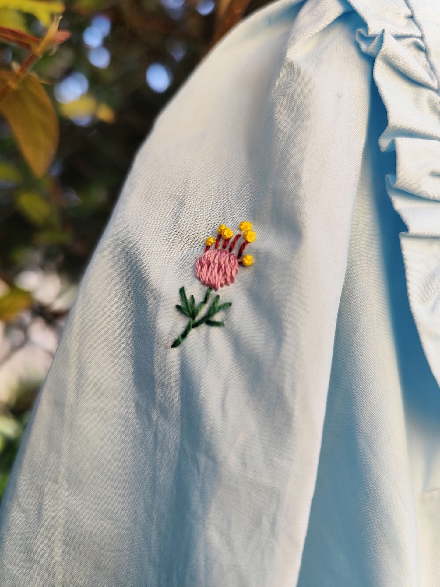 Vestido Ofélia – Bordado à Mão