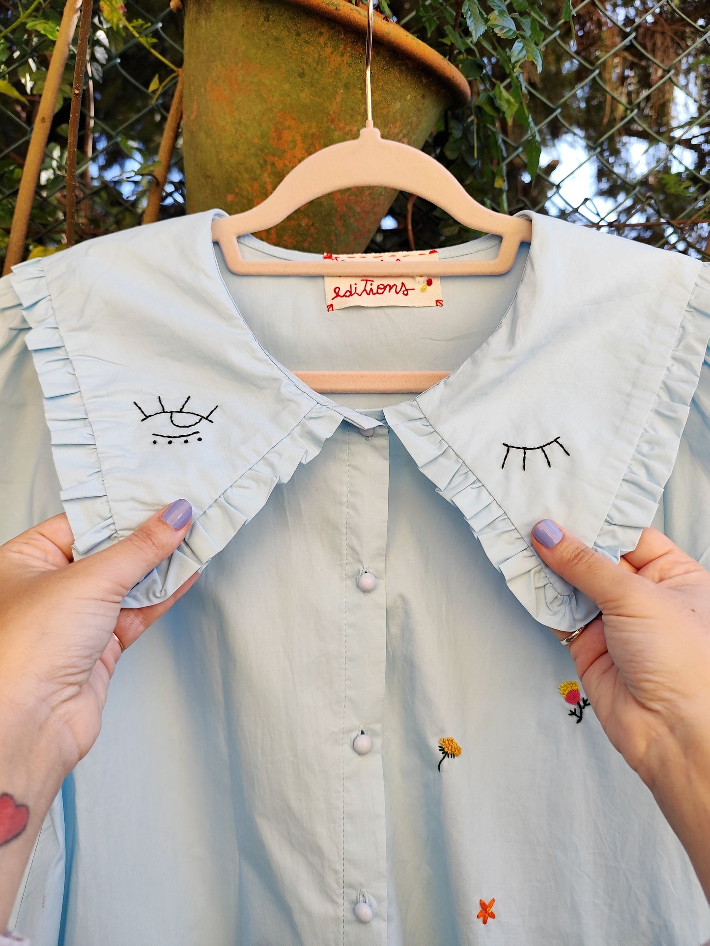 Vestido Ofélia – Bordado à Mão