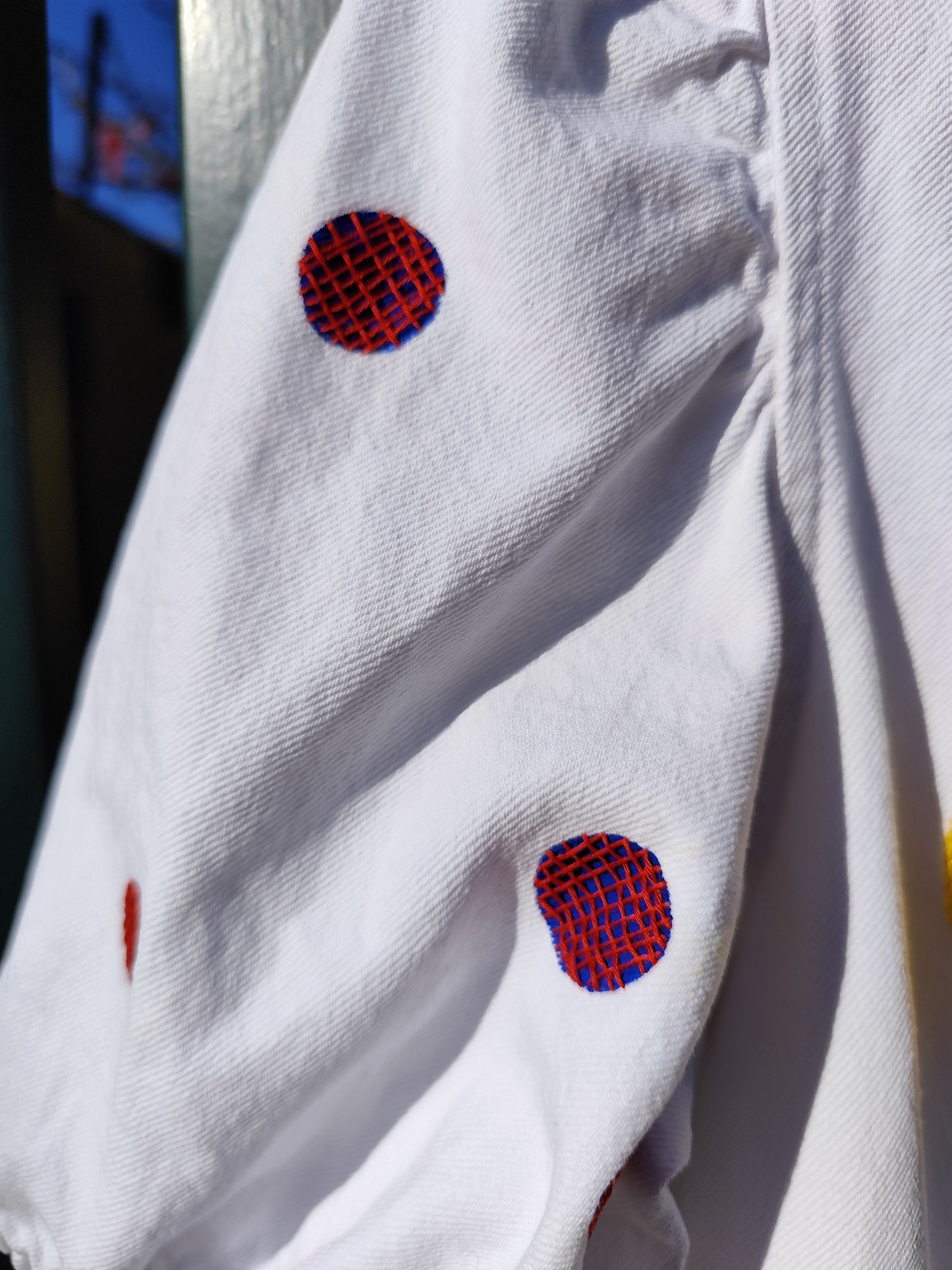 Vestido Olga - Bordado e Pintado à Mão