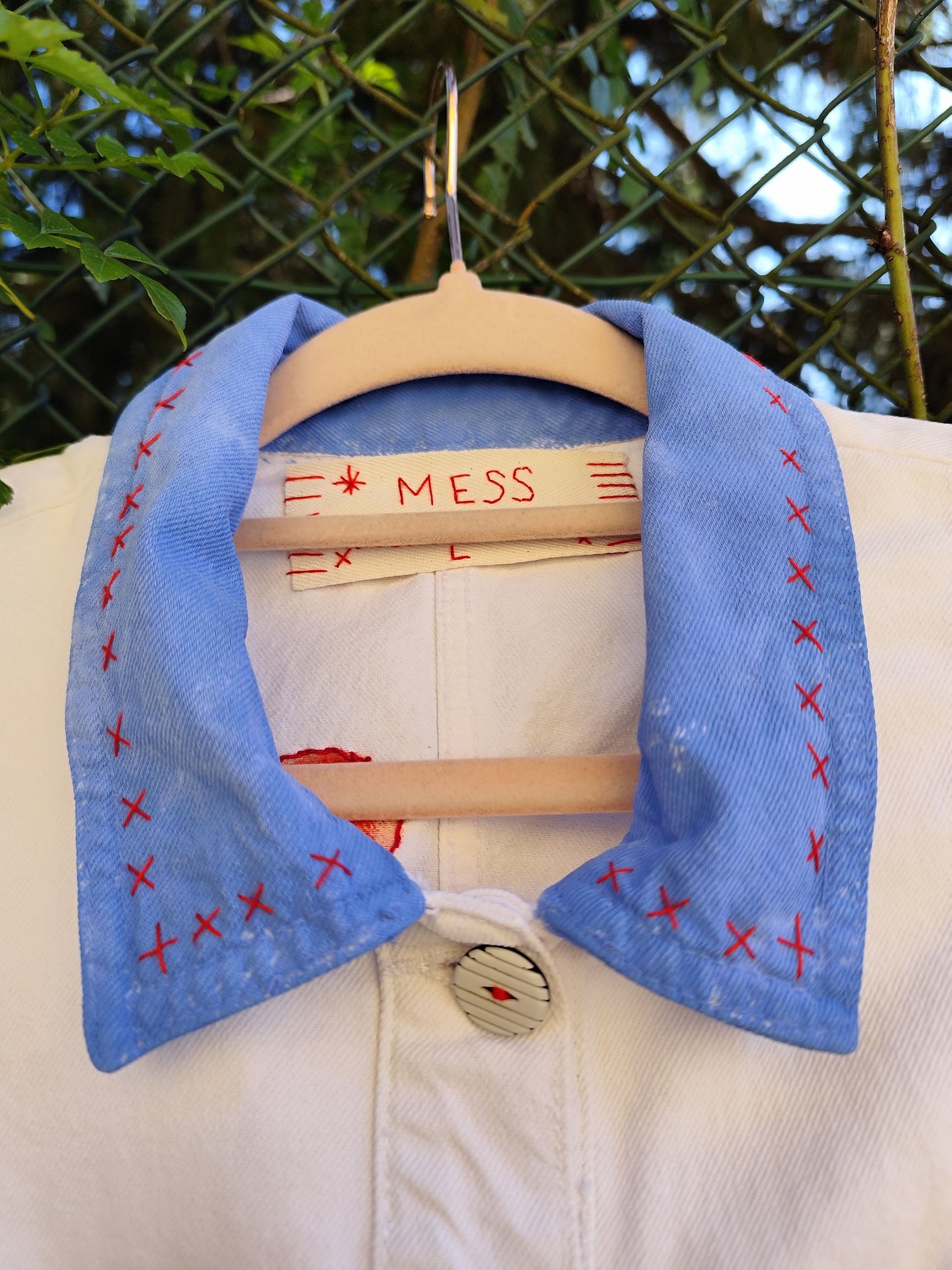 Vestido Olga - Bordado e Pintado à Mão