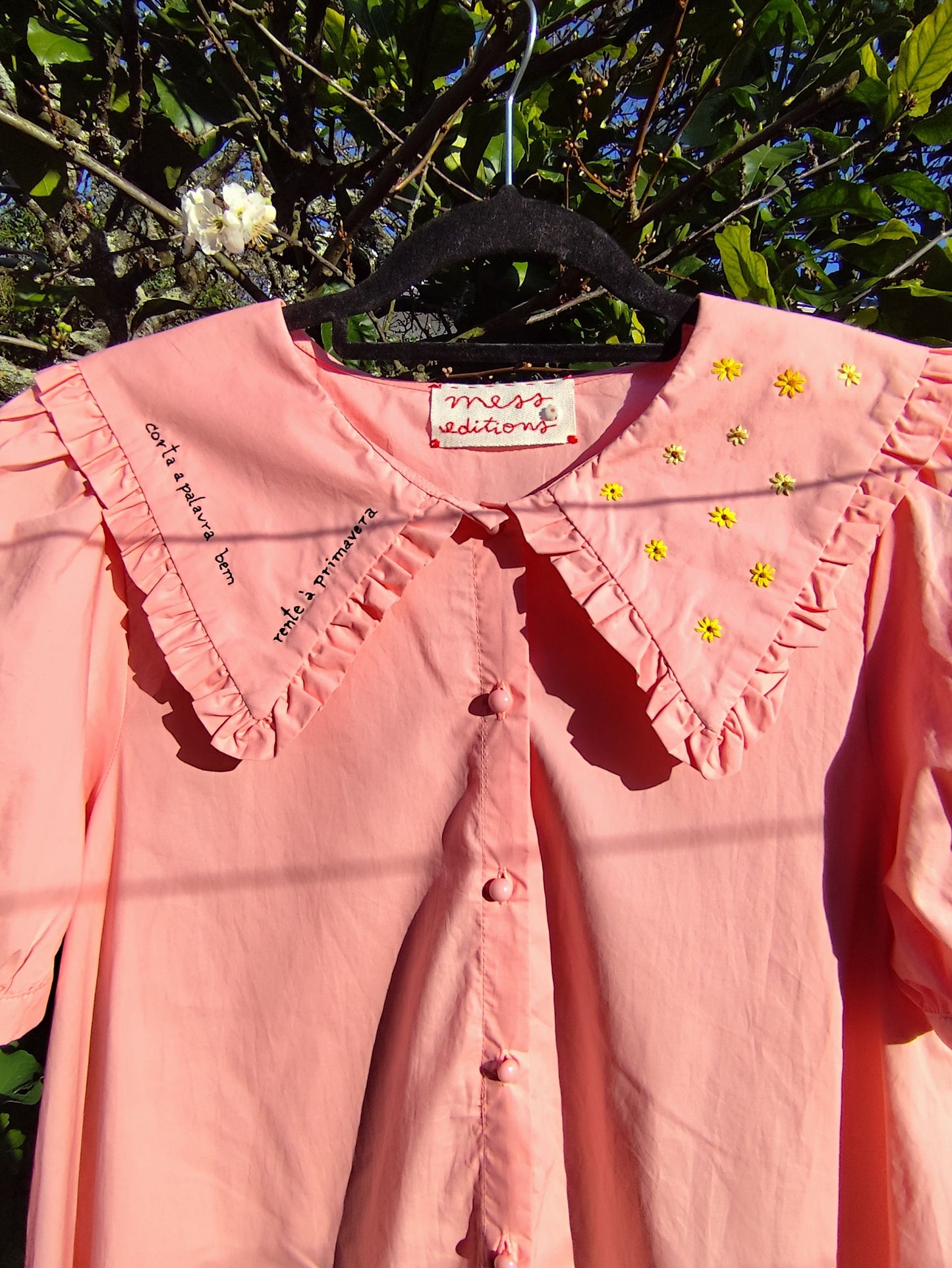 Vestido Primavera - Bordado à Mão