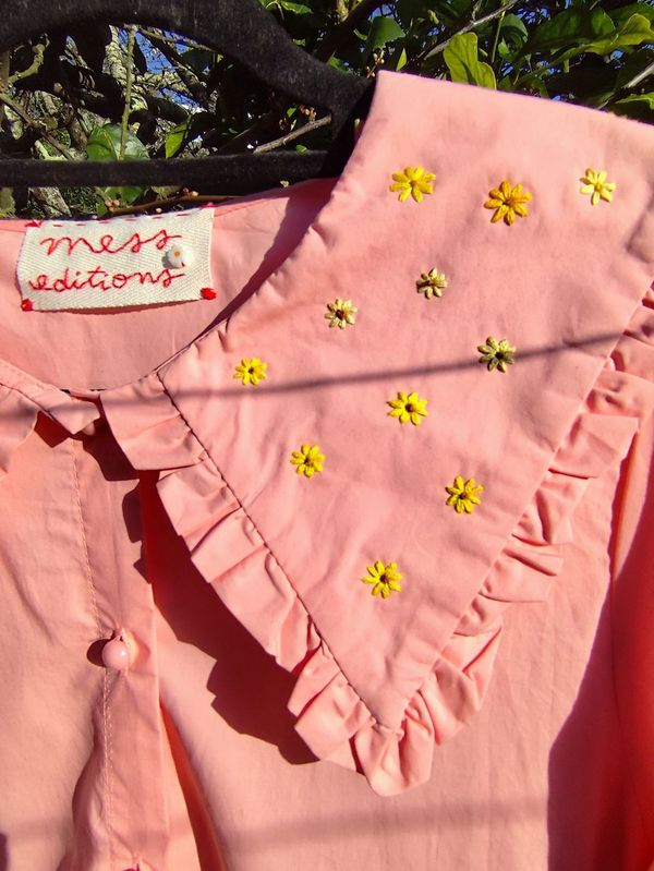 Vestido Primavera - Bordado à Mão