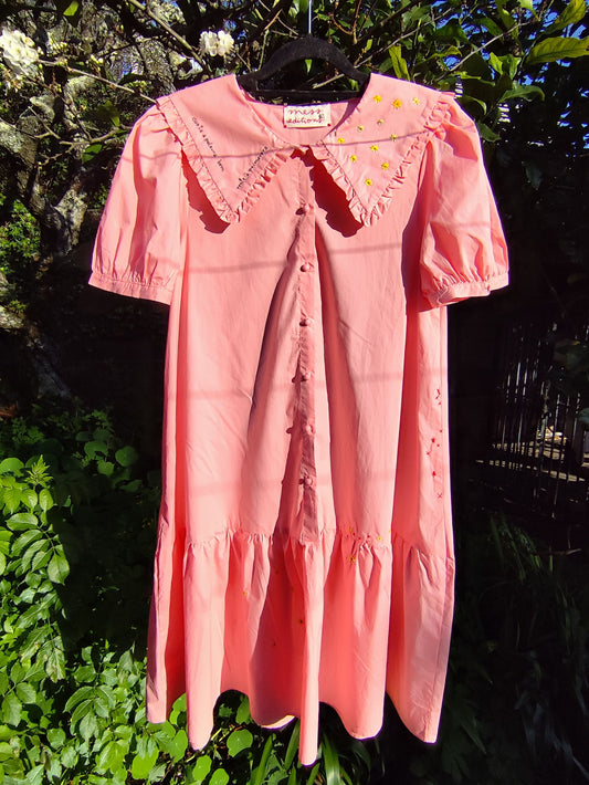 Vestido Primavera - Bordado à Mão