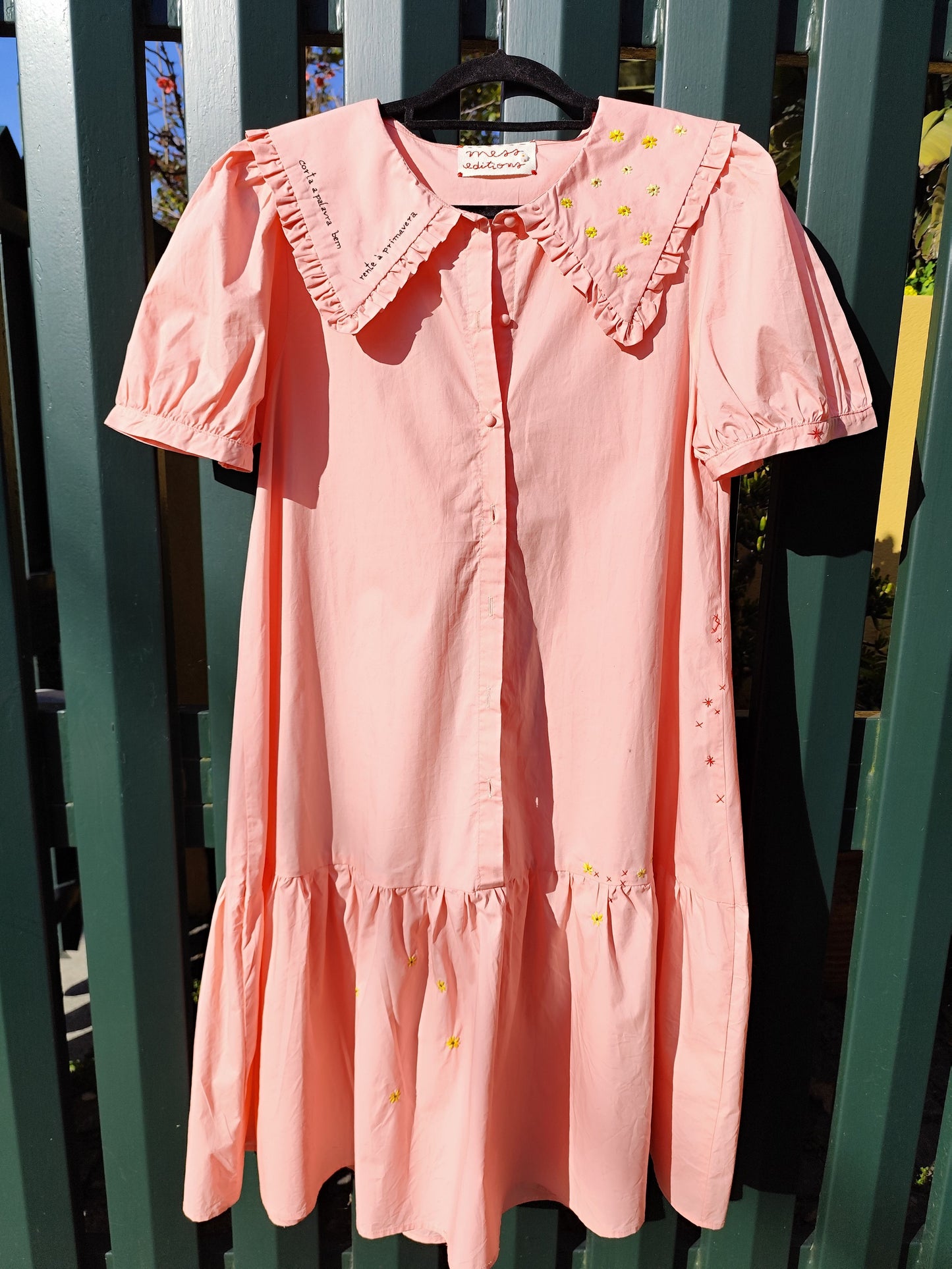 Vestido Primavera - Bordado à Mão